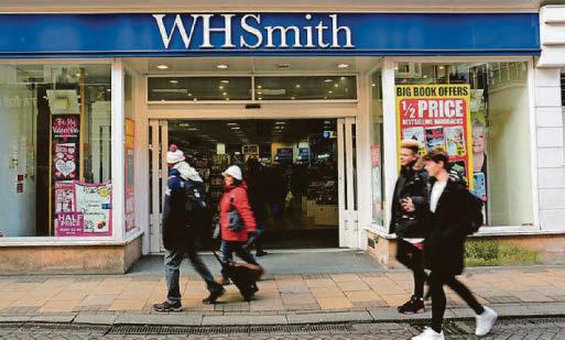 WH Smith high street sale on track as stores will rebrand as TGJones