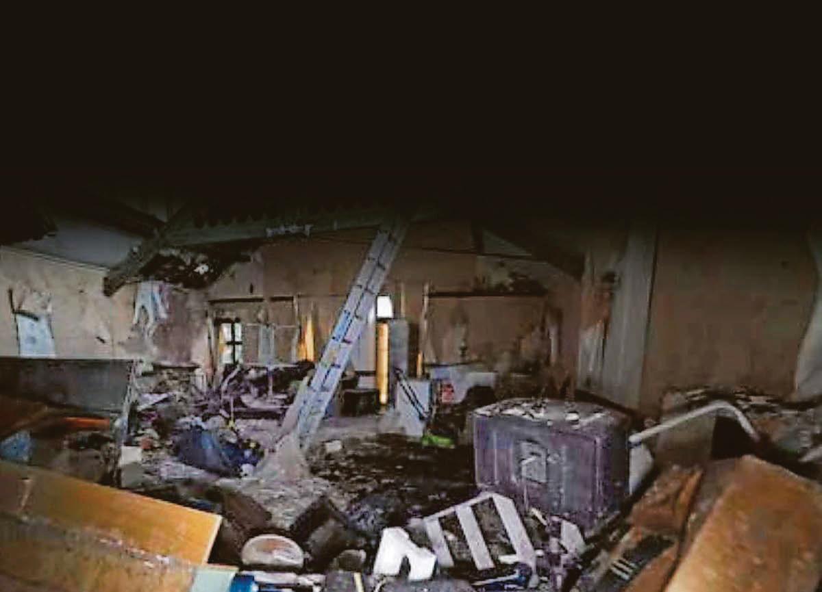 Images show scale of hotel's collapse