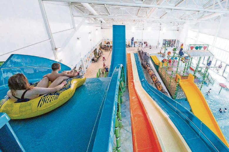 STORM-HIT WATERPARK ANNOUNCES REOPENING