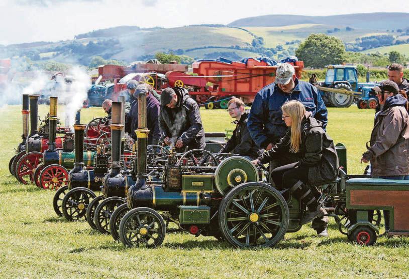 VALE VINTAGE MACHINE SHOW STEAMS BACK