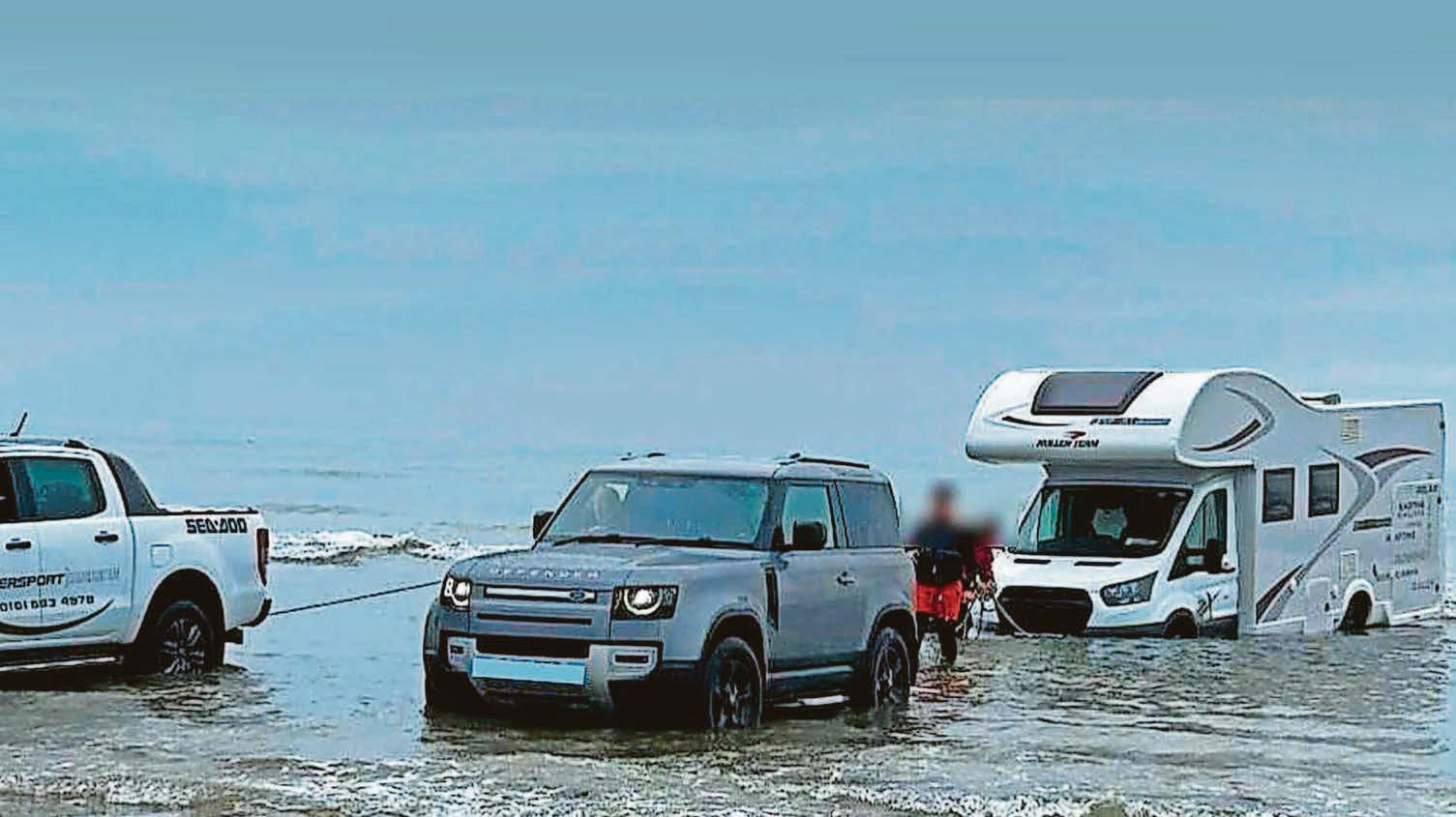 Desperate bid to save campers