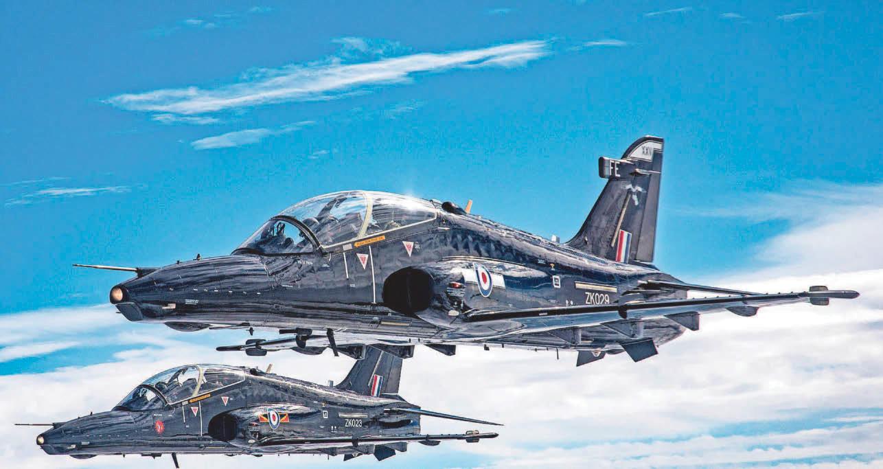 RAF Valley Hawk jets in near-miss with mystery paramotor'