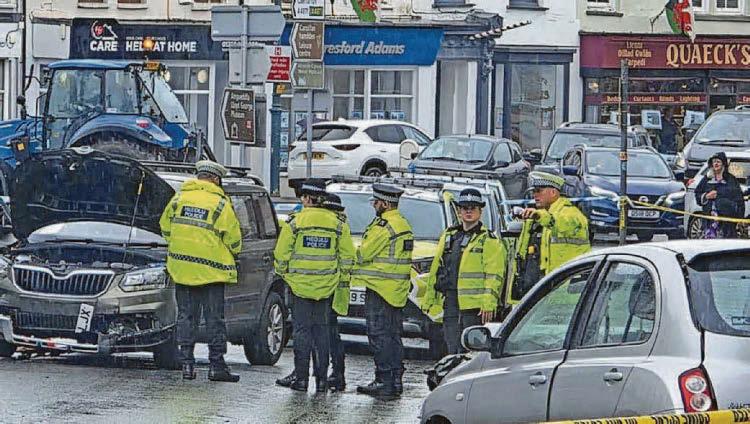 Three go to hospital after head-on crash