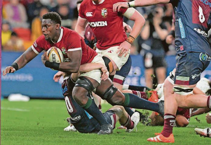 Itoje impresses as Lions overwhelm the Reds