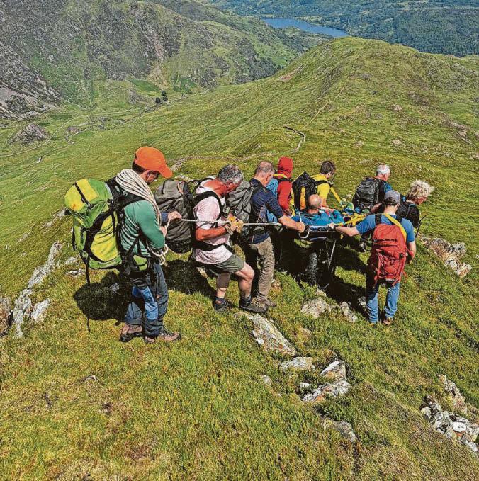 RESCUES SOAR ON PEAK'S'MOST CHALLENGING'ROUTE