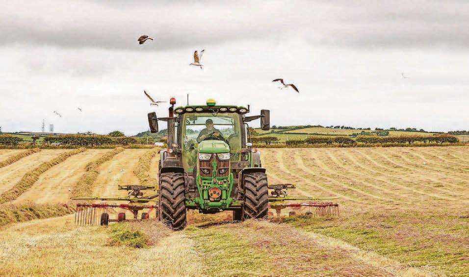 A GRASS ACT AS FARMERS SHOW MACHINERY SKILLS