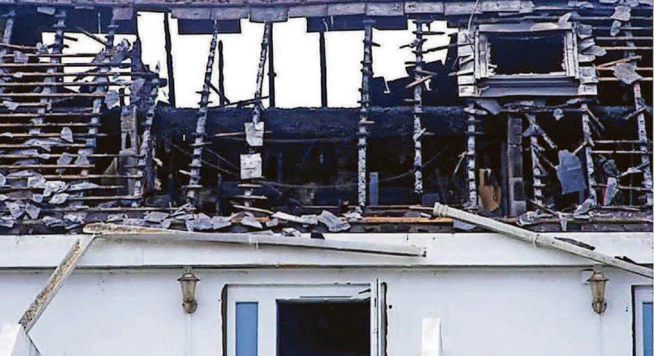 Fund-raising campaign for hotel devastated by blaze