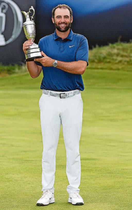 Scheffler strolls to Open glory