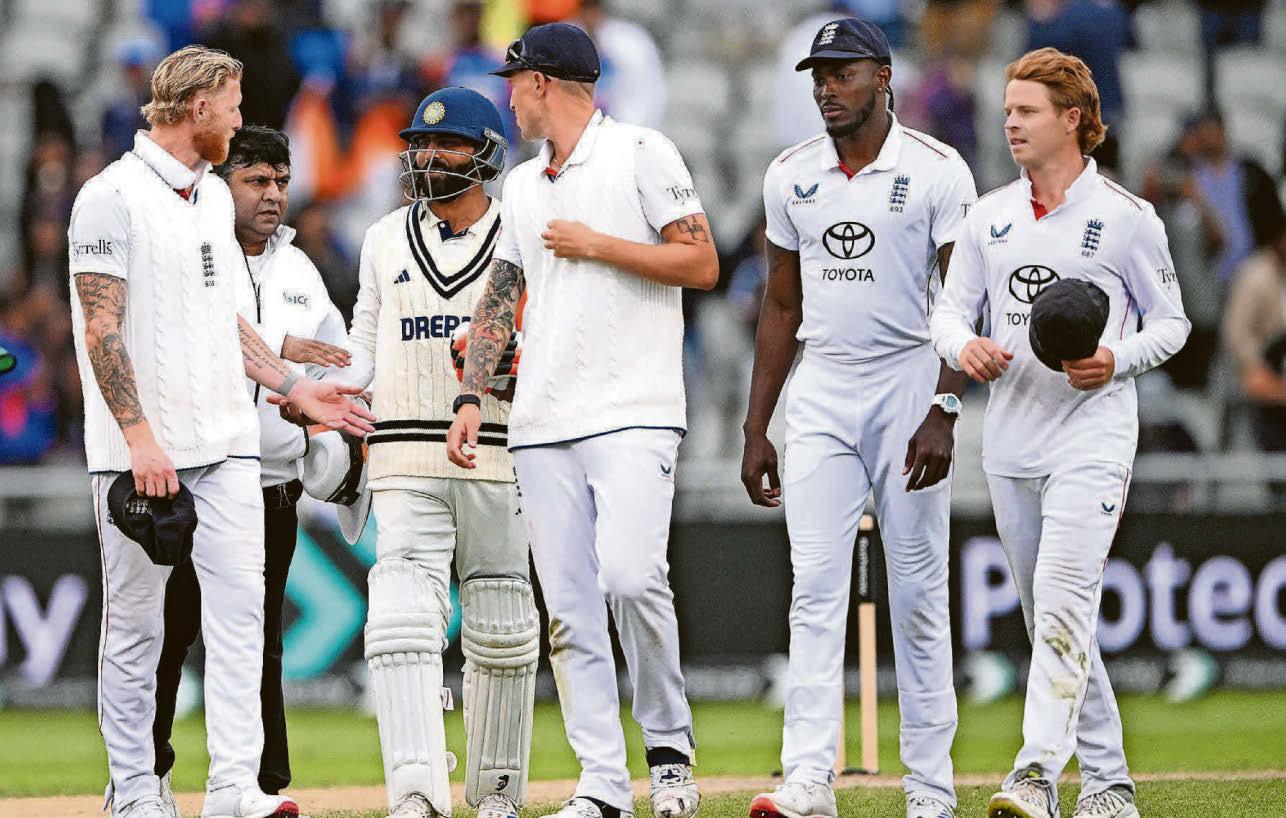 Stokes defies injury to rally England in draw