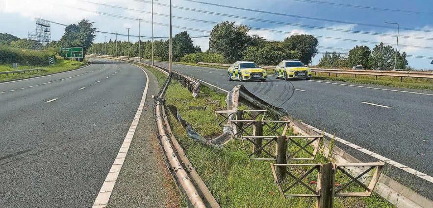 Badly-injured person airlifted and HGV driver arrested after A55 crash