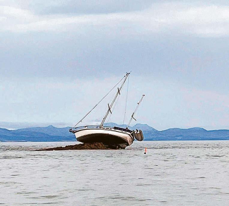 Passing jet ski blasted out Titanic theme after luxury yacht hit rocks