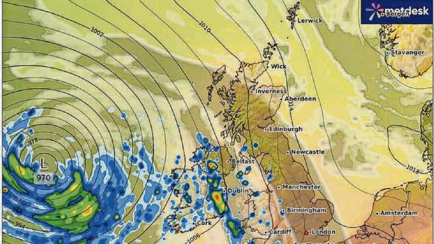 BANK HOLIDAY SET TO ESCAPE EFFECTS OF EX-HURRICANE ... BUT IT COULD BE CLOSE
