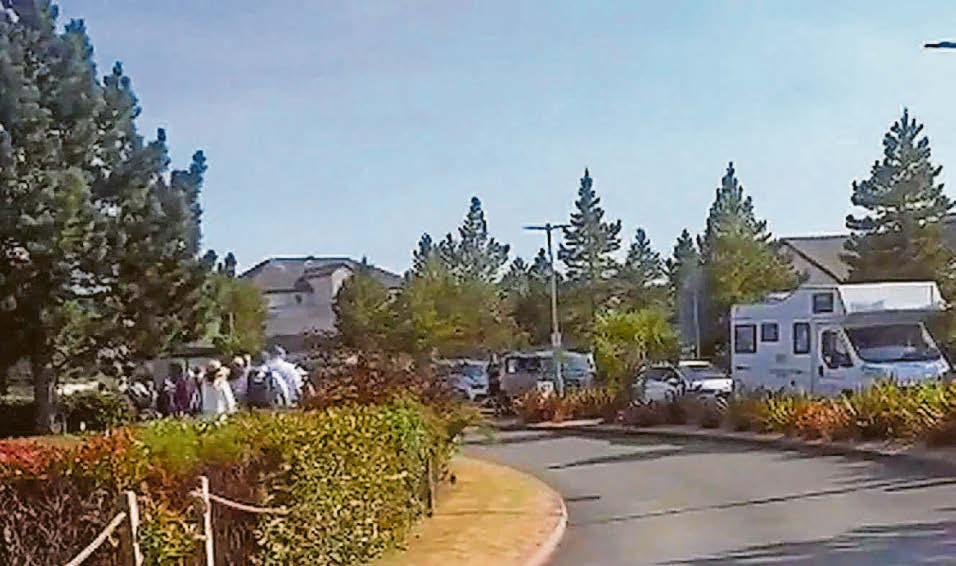 Drivers trapped at hotel and marina for hours as railway crossing gate hit