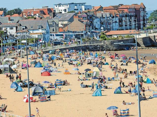 It's an August heat record as N.Wales basks in the last blast of a scorching summer