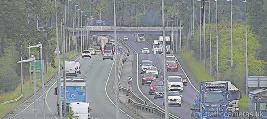 One seriously hurt amid second day of A55 traffic chaos