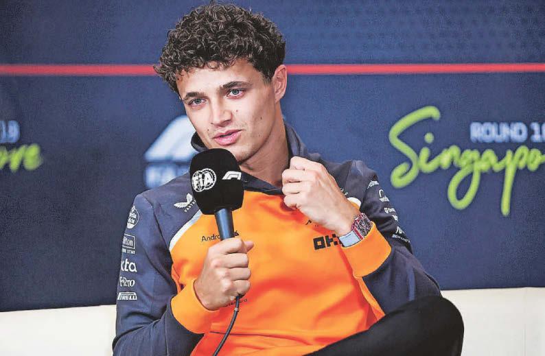 Max is well in the race, warns Norris