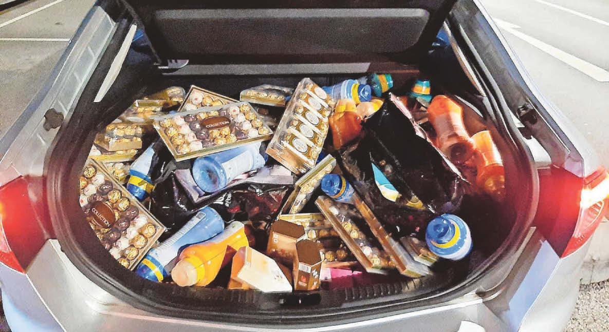 'You are really spoiling us... cops find Ferrero Rocher haul in thieves' car boot