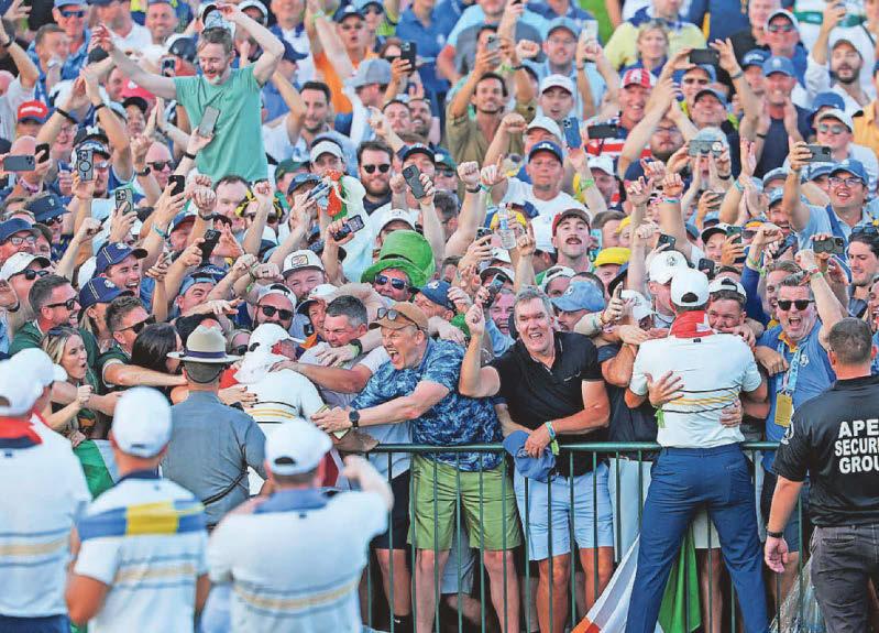 'American fans crossed the line'