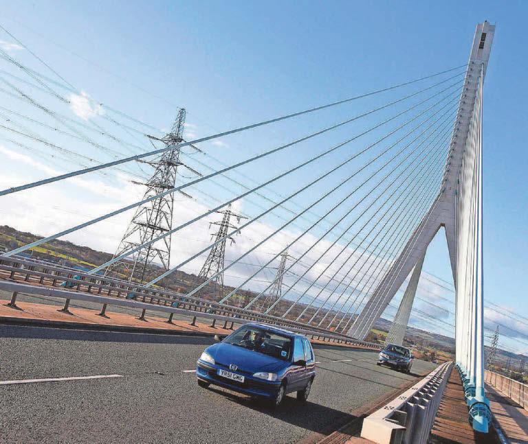 BIKER DIES IN CRASH ON BRIDGE