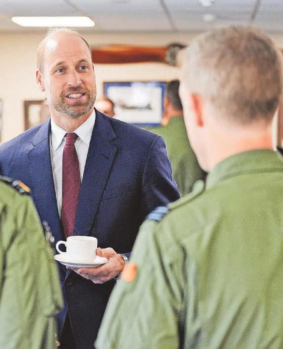 FUTURE KING WHO SERVED AT RAF VALLEY RECALLS HIS DAYS IN THE AIR