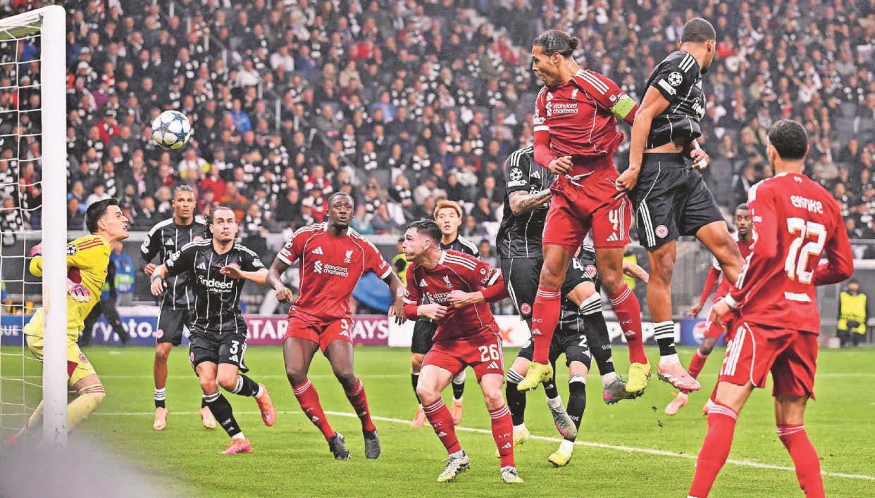 Five-star Reds hit back to batter Frankfurt and end losing streak