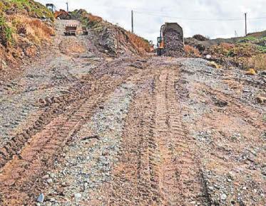 Headland beauty spot 'desecration' claim over 'unauthorised' works