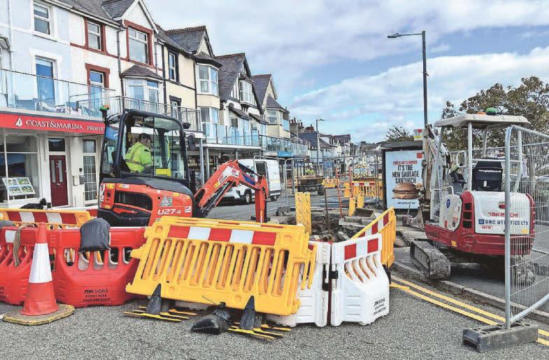 Major disruption in town over as works finish early