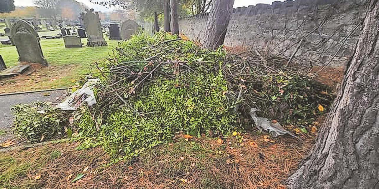 PROBE INTO 'UNACCEPTABLE' FLY-TIPPING AT CEMETERY