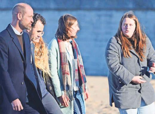All smiles and hugs as prince visits N.Wales
