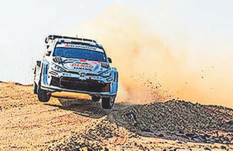 Evans pipped by Ogier in Saudi