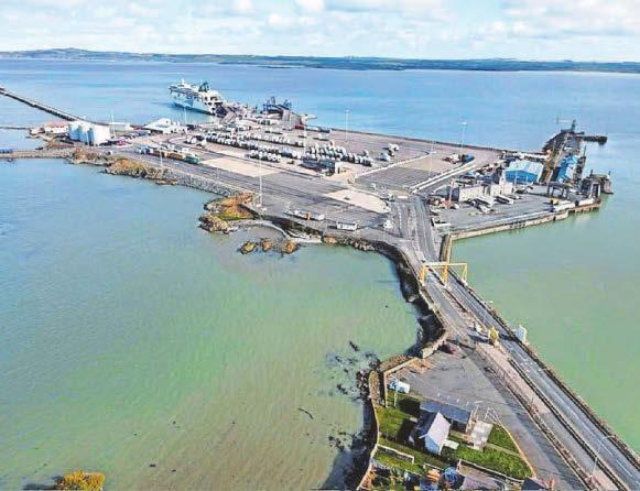 Port terminal closed after 'being hit by ferry in bad weather'