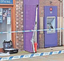 Three are charged after ATM taken away