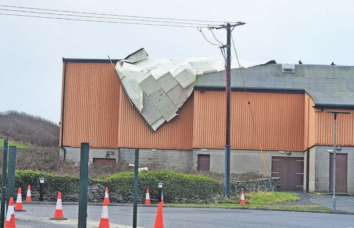 STORM-BATTERED SPORTS CENTRE AIMS FOR PART-REOPENING TODAY