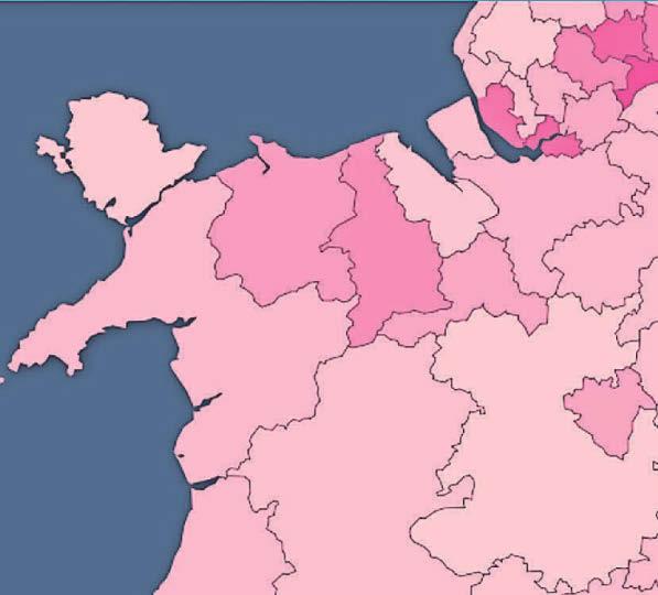 The safest and worst areas for crime in N.Wales