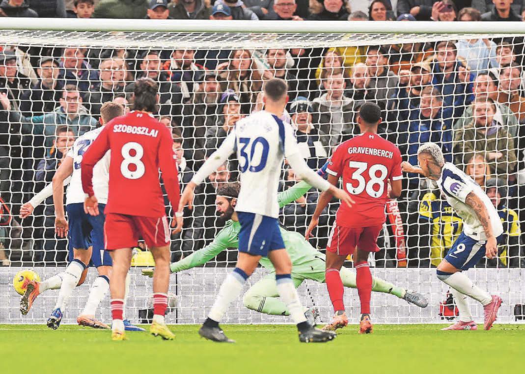 It's concerning Reds could not dominate Spurs