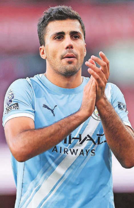 Rodri could return for City