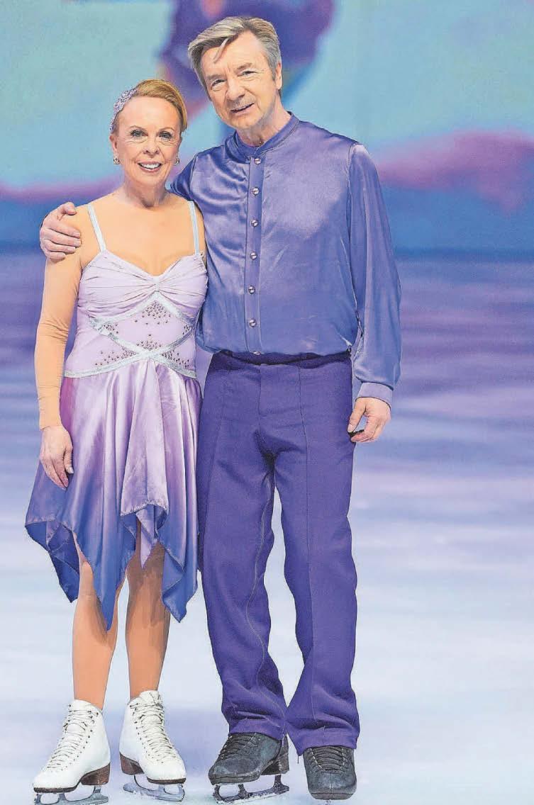 Celebrations on ice as skaters honoured