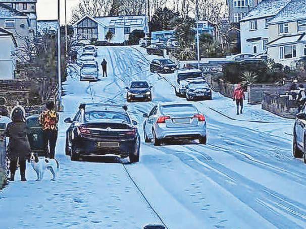 CAR'S ALARMING HILL SLIDE CAUGHT ON CAMERA