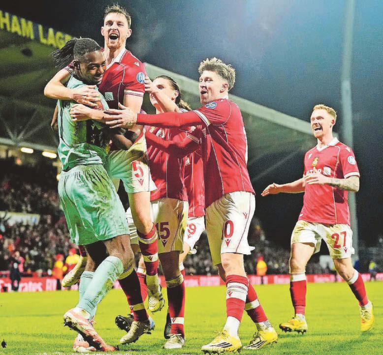Wrexham stun top-flight rivals on a night of drama