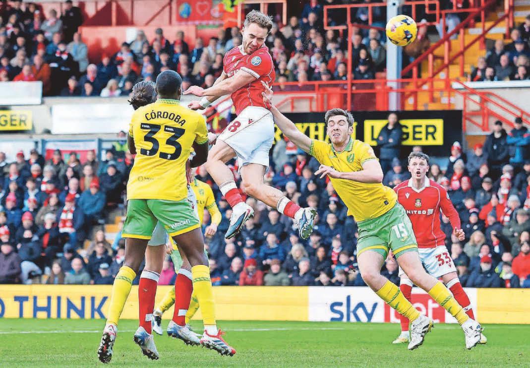 Wrexham's long home run ended by Canaries