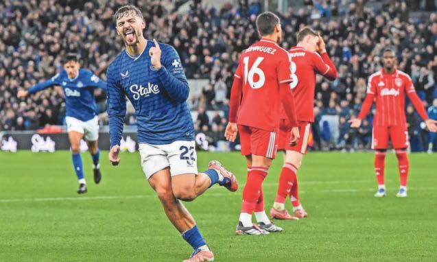 Dewsbury-Hall hints at timely boost for Toffees