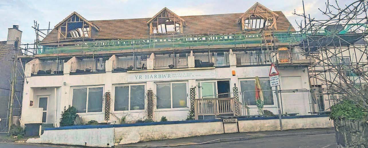 Hotel wrecked by fire is rising from the ashes
