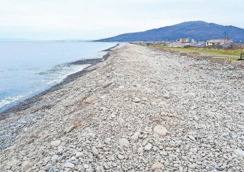 Weeks of works on shingle coast defence