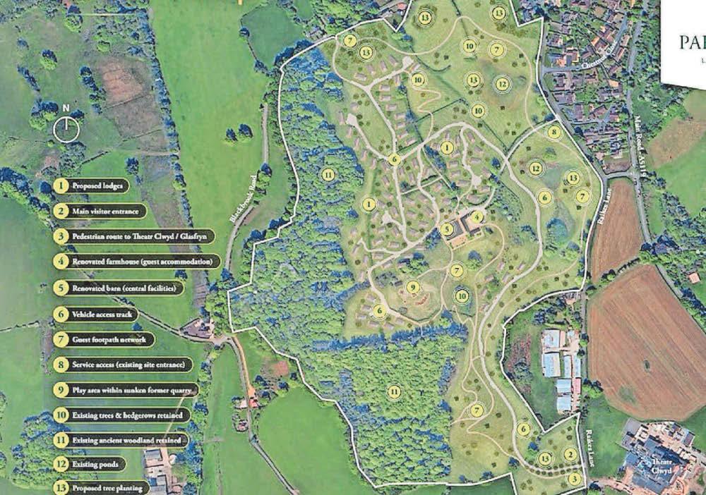 Plan for 67 luxury lodges unveiled on ancient estate land