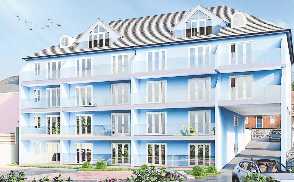 Abandoned flats plan is up for sale