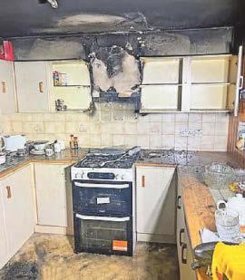 'Destructive' house fire leads to chip pans alert