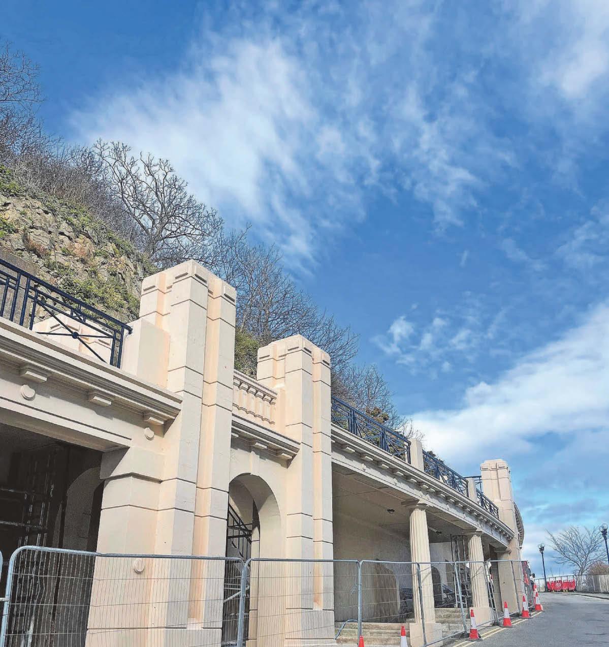 Iconic colonnade to re-open after restoration