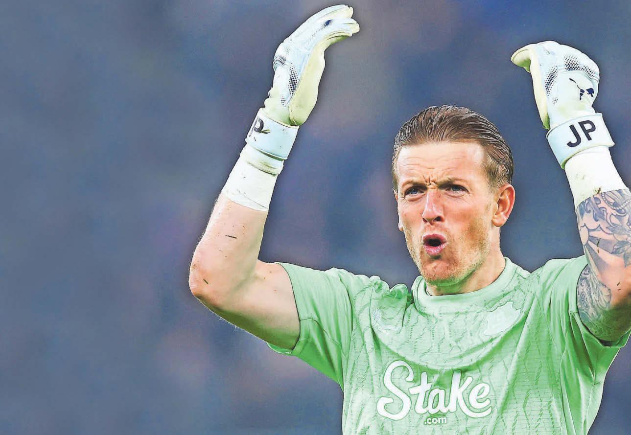 Pickford believes Everton work rate keeps him England number one