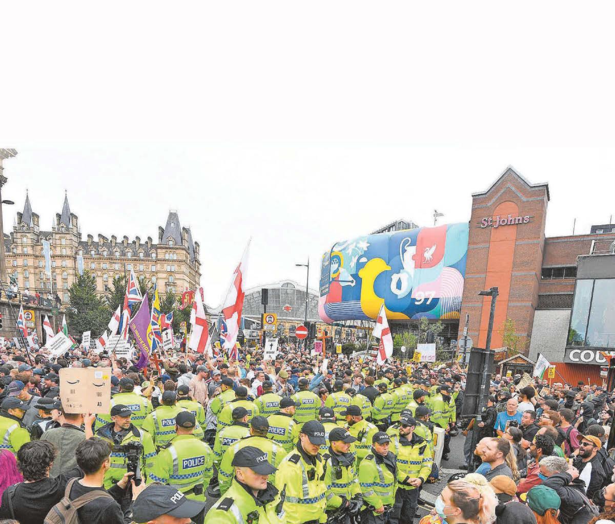 N.Wales man one of six arrested at rally
