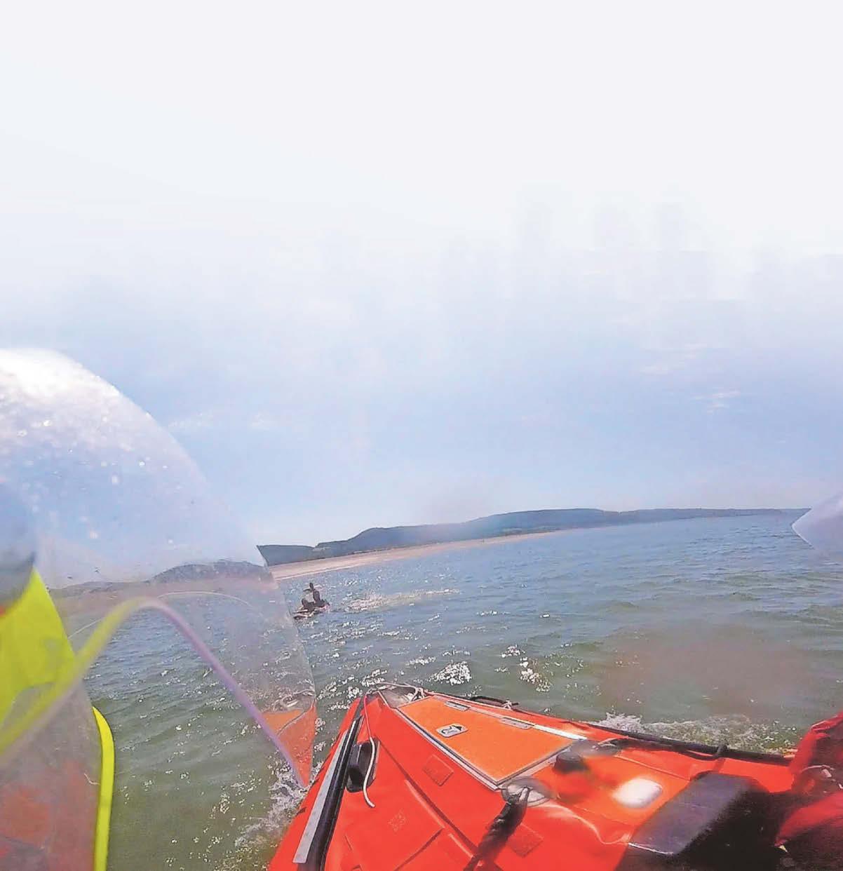Sailor rescued after head injury at sea